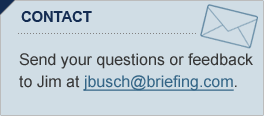 Contact Jim Busch at jbusch@briefing.com