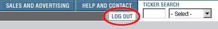 Log Out Button