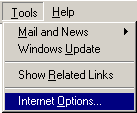 internet options