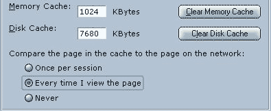 Clear Cache