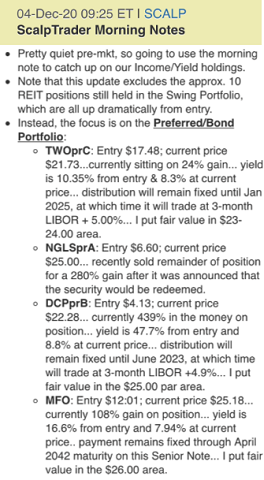 Scalp Trader Preferreds